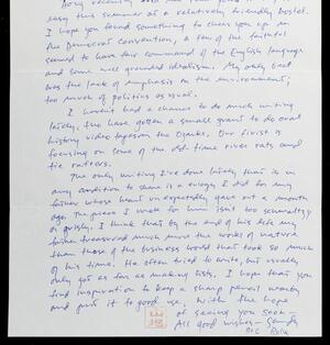 a page of handwritten text