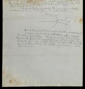 a page of handwritten text