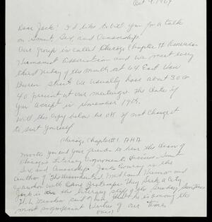 a page of handwritten text