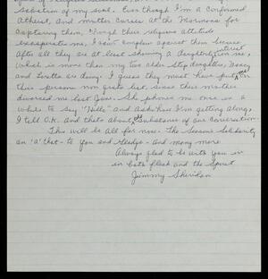 a page of handwritten text