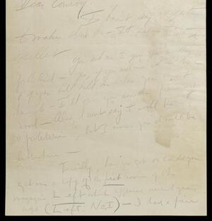 a page of handwritten text