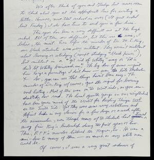 a page of handwritten text