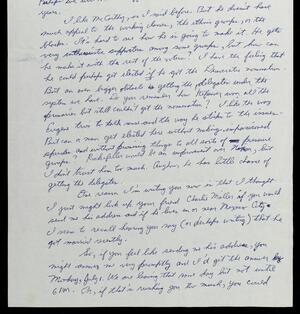 a page of handwritten text