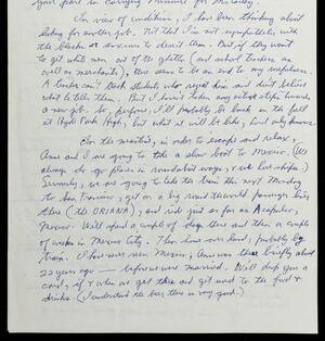 a page of handwritten text