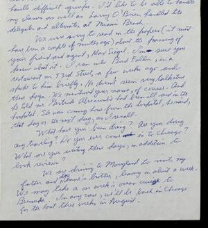 a page of handwritten text