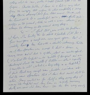 a page of handwritten text