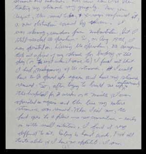 a page of handwritten text