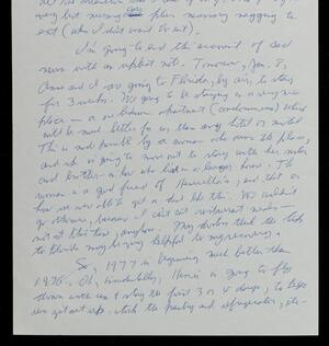 a page of handwritten text