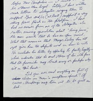 a page of handwritten text