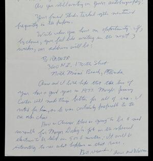 a page of handwritten text