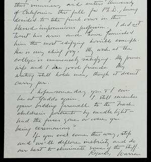 a page of handwritten text