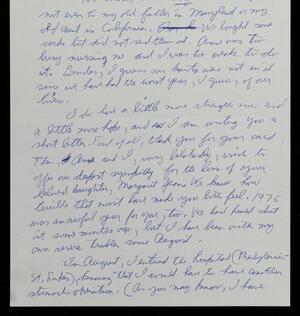 a page of handwritten text