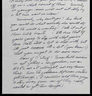 a page of handwritten text