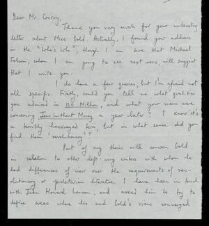 a page of handwritten text