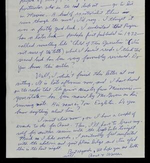 a page of handwritten text