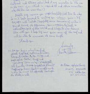 a page of handwritten text