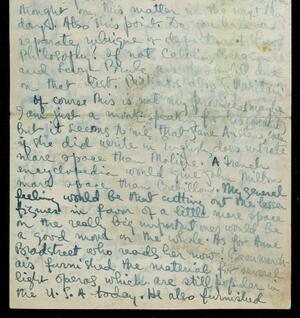 a page of handwritten text