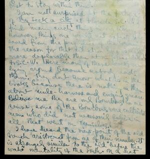 a page of handwritten text