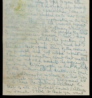 a page of handwritten text