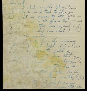 a page of handwritten text