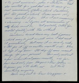 a page of handwritten text