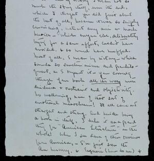 a page of handwritten text