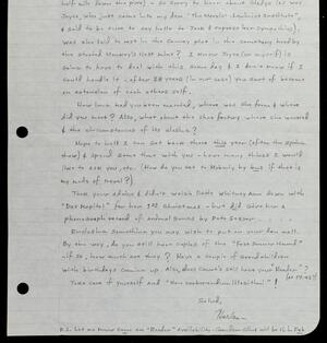 a page of handwritten text