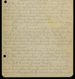 a page of handwritten text