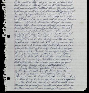 a page of handwritten text