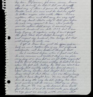 a page of handwritten text