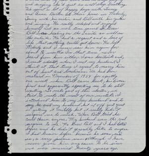 a page of handwritten text