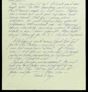 a page of handwritten text