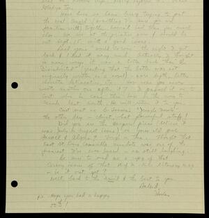 a page of handwritten text