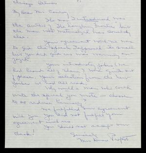 a page of handwritten text