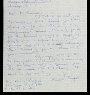 a page of handwritten text