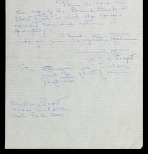 a page of handwritten text