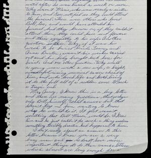 a page of handwritten text