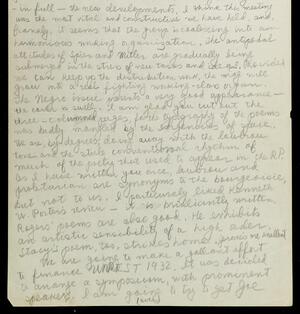 a page of handwritten text