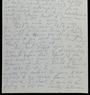 a page of handwritten text