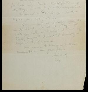 a page of handwritten text