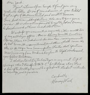 a page of handwritten text