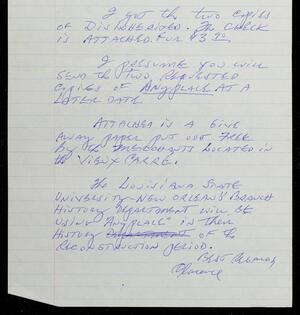 a page of handwritten text