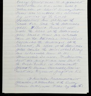 a page of handwritten text