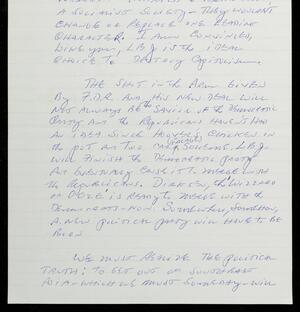 a page of handwritten text