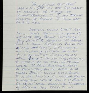 a page of handwritten text