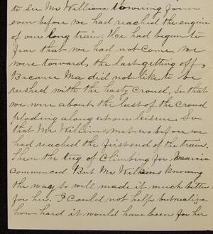 a page of handwritten text