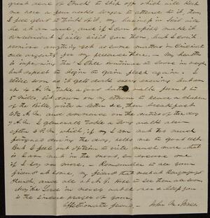 a page of handwritten text