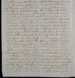 a page of handwritten text