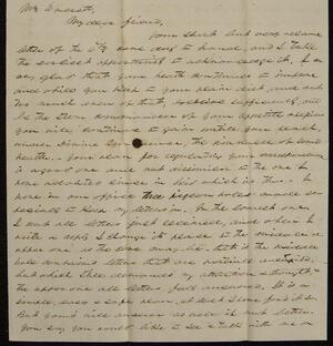 a page of handwritten text