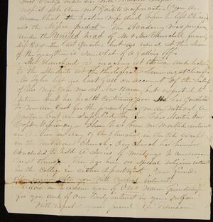 a page of handwritten text